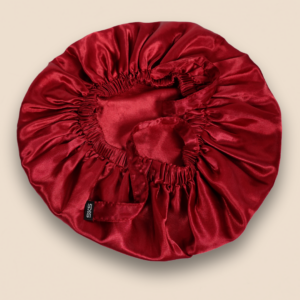 le bonnet comfy avec lacets de serrage - bordeaux (taille l)